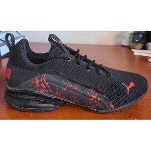 Puma Shoes 6c Youth Axelion City Escape  Black Red Athletic Sneakers